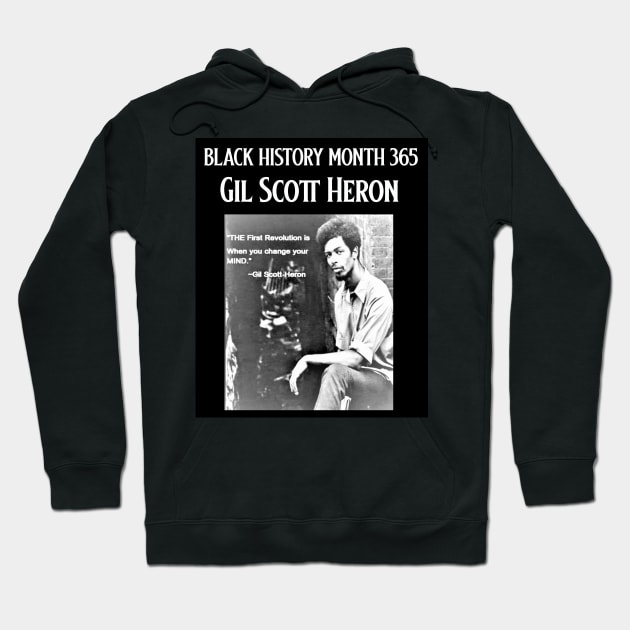 Gil Scott-Heron: The Inner Revolution Hoodie by Black Expressions